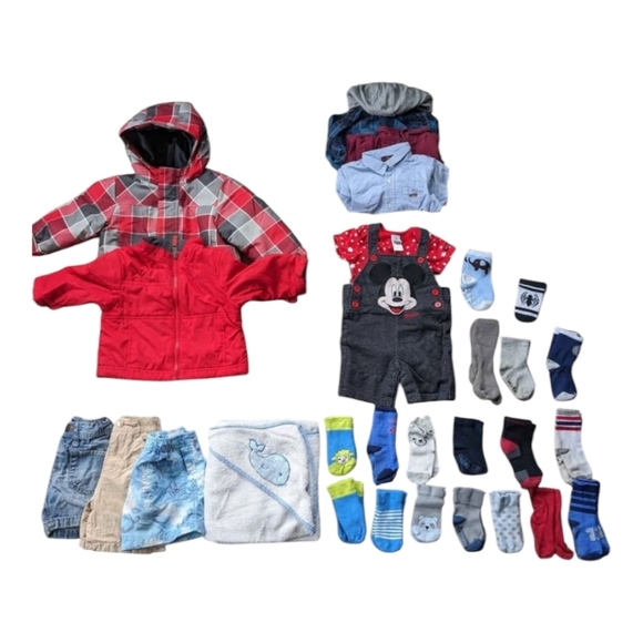 Bundle Of Baby Boy Clothes 12m, 12-18m Various Brands - Picture 1 of 9